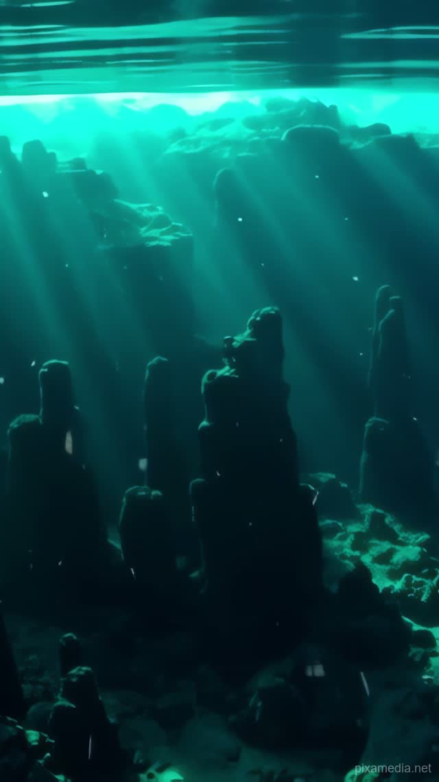 Crater Lake's Silent Depth - Water & Liquid AI stock